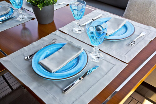 Plain Placemat Set - Cotton