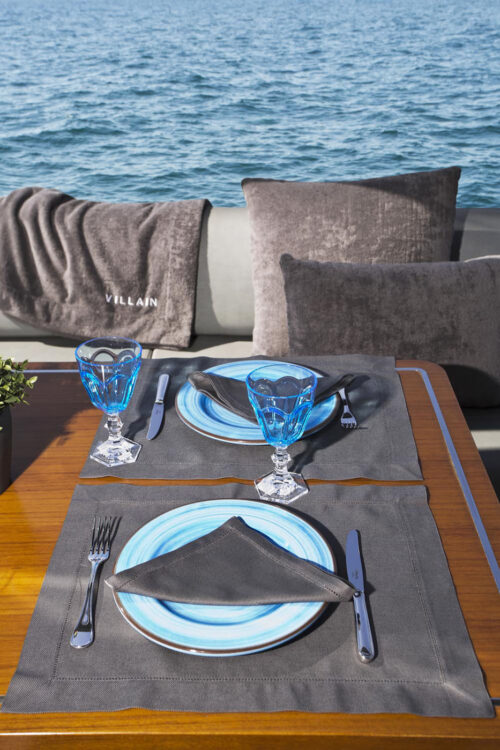 Plain Placemat Set - Cotton - Image 2